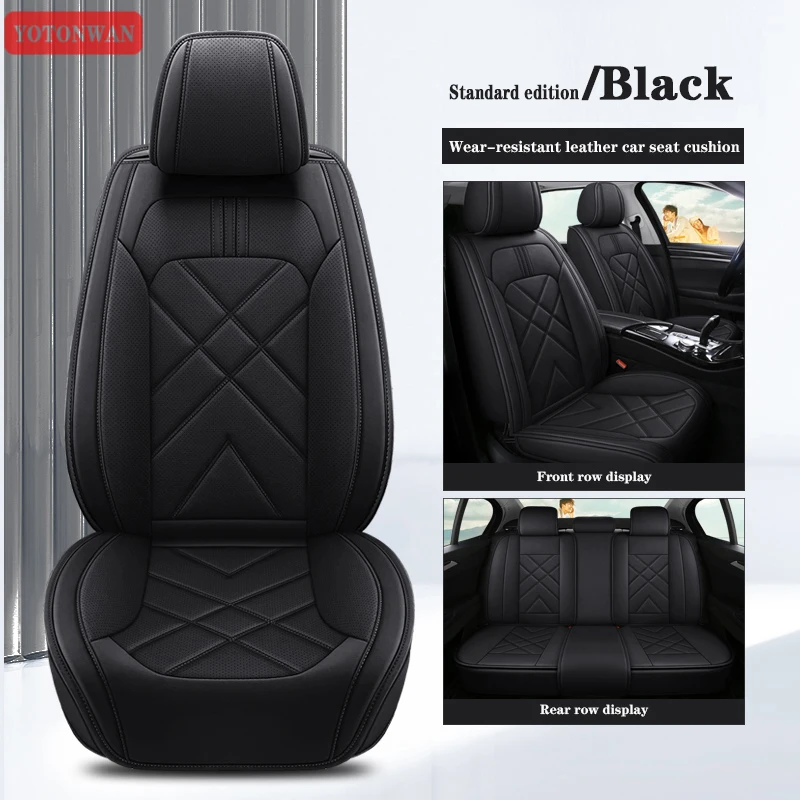 

YOTONWAN High-Quality Universal Leather Car Seat Covers For Chery E5E3 Tiggo3x 5X 7 8 X9 8PLUS Xiaoyao 350RX8i5 Car Accessories