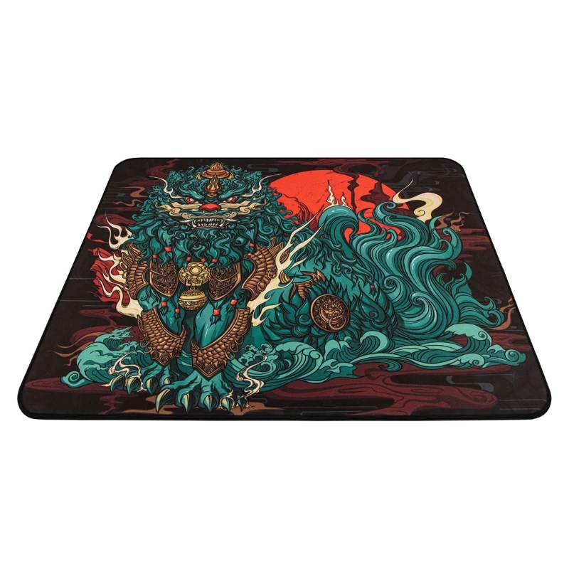 

Large Gaming Mouse Pad with Non-Stitched Edges, Extended Mousepad Polyester Woven Fabric Non-Slip Base 18.9x15.75"