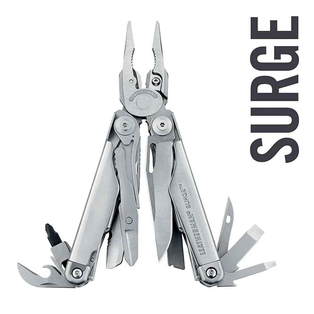 

Высокомощный Мультитул с премиум сменными резцами и ножницами для пружинного действия, черный/серебристый, 830165/831334