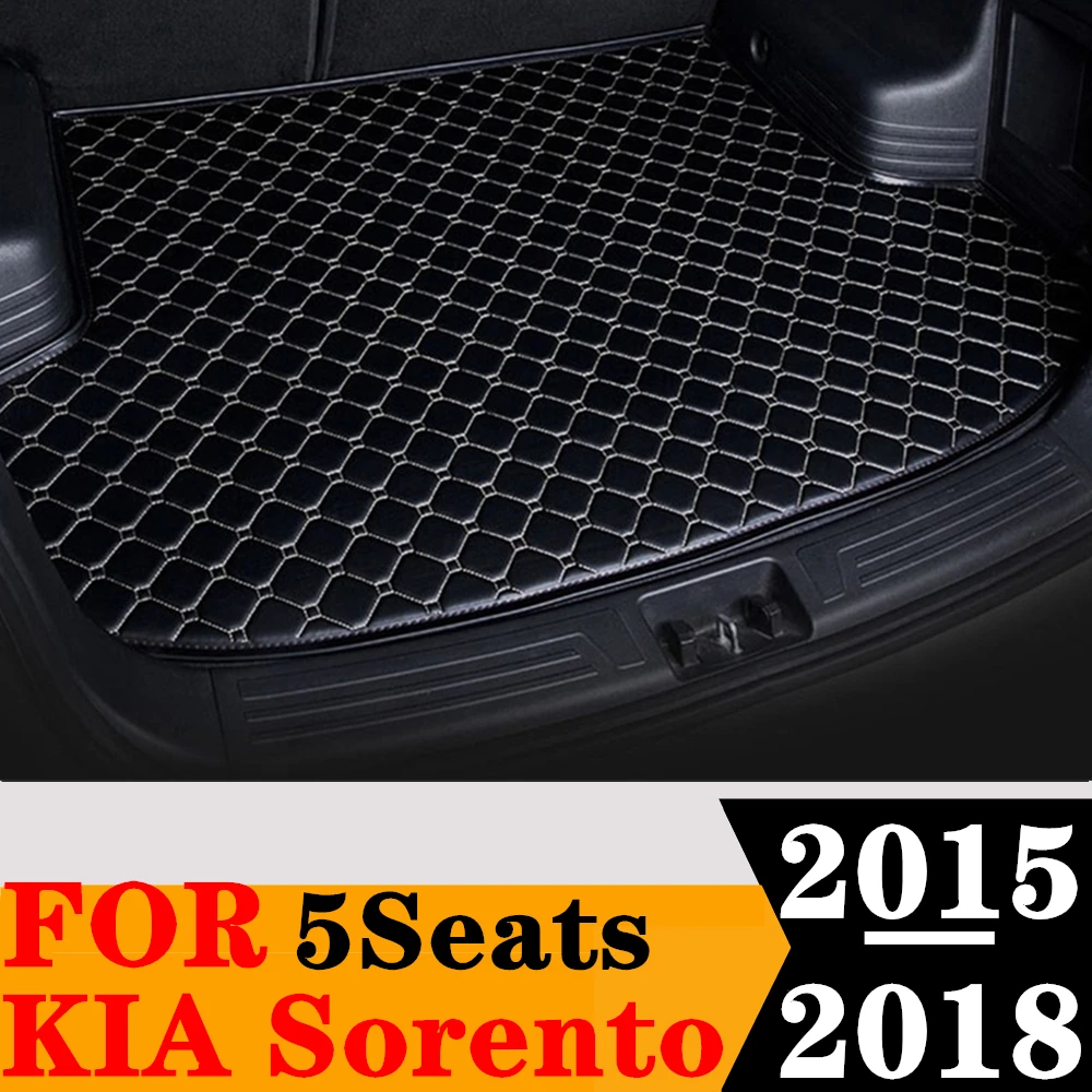 Коврик для багажника автомобиля KIA Sorento 5 сидений 2018 2017 2016 2015 задний коврик груза