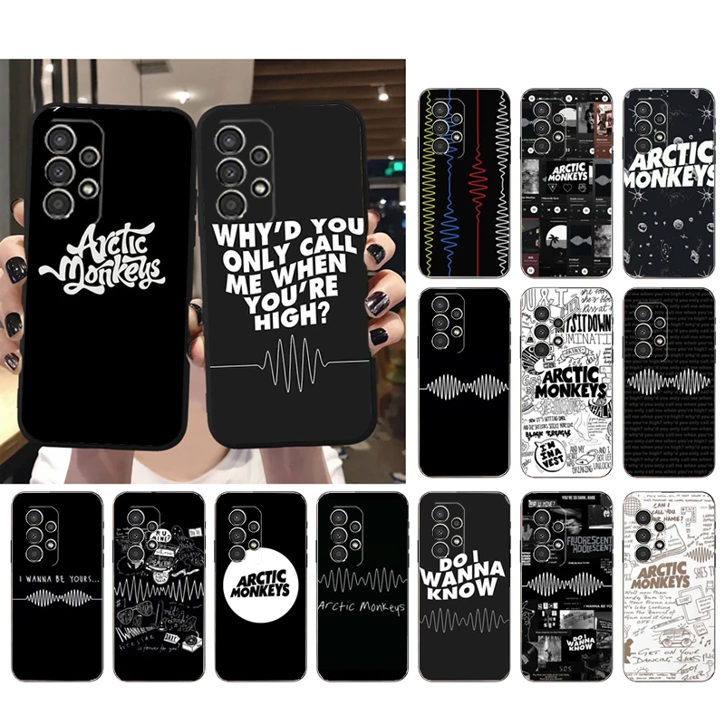 

Phone Case for Samsung Galaxy A73 A53 A13 A22 A12 A32 A71 A21S A33 A52 A72 A23 A51 A31 M31 Arctic Monkeys Case