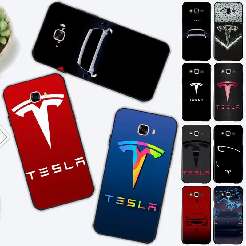 

New Energy Car T-Tesla Phone Case for Samsung J 2 3 4 5 6 7 8 prime plus 2018 2017 2016 core
