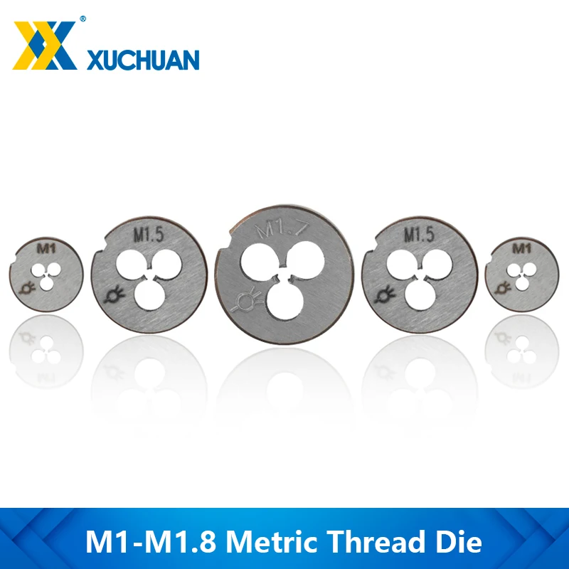 

Metric Thread Die Right Hand Die for Wood Metal Threading Tools M1 M1.2 M1.4 M1.5 M1.6 M1.7 M1.8 M2 M2.2 Hand Tool