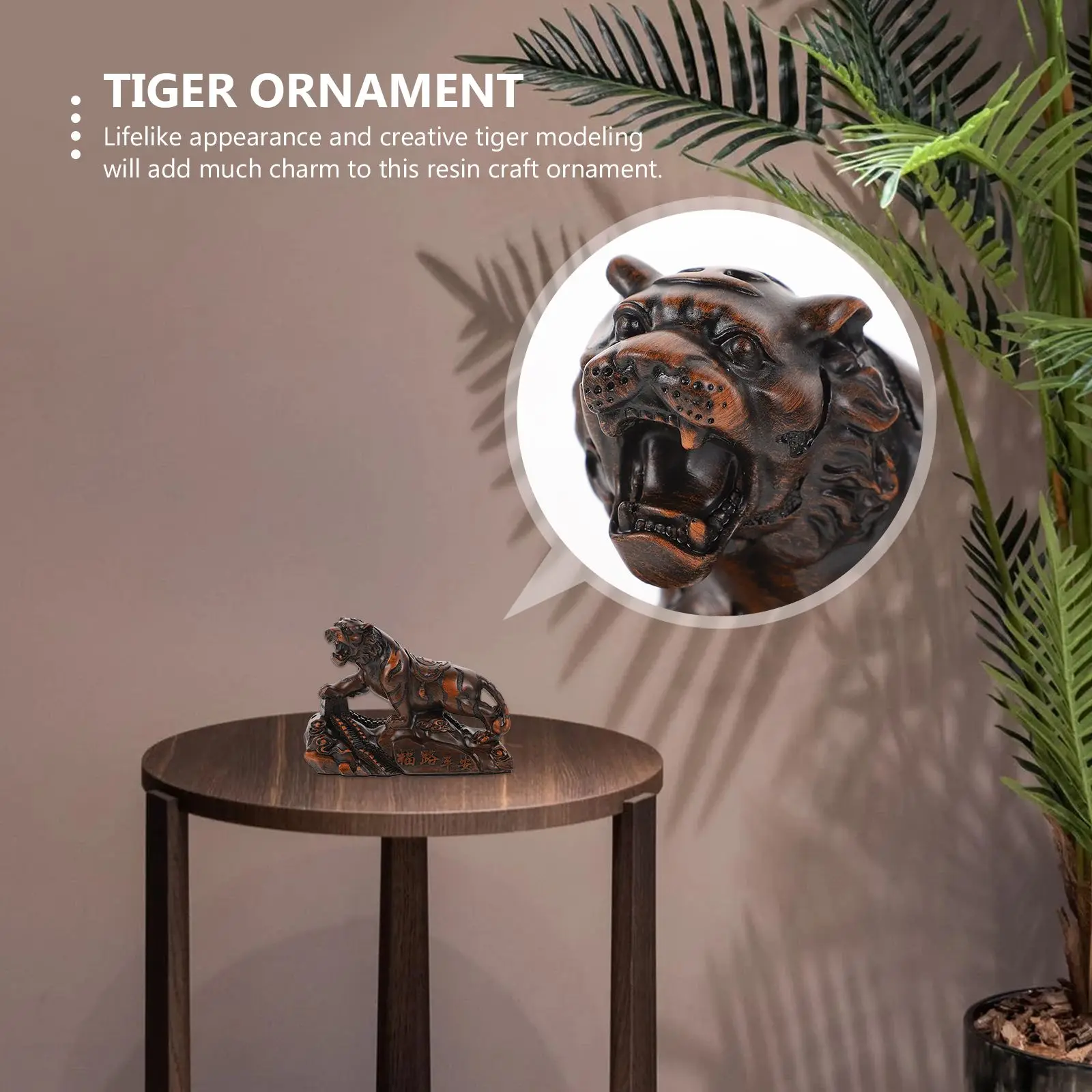 2022 новый год смола тигр знаки китайского зодиака натуральная создание подарков