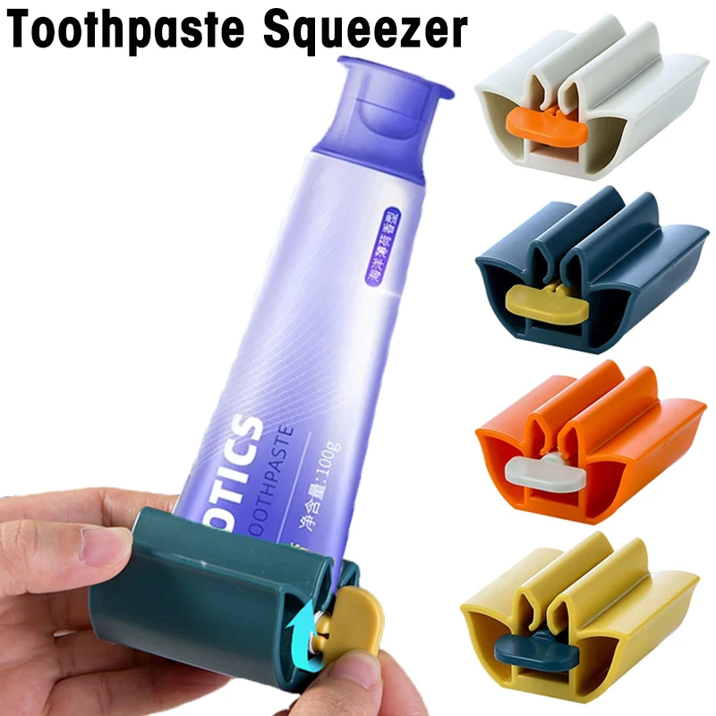 

Multi-function Rolling Squeezing Toothpaste Squeezer Tool Tube Cosmetics Easy Dispenser Facial Cleanser Press Tooth Paste Holder