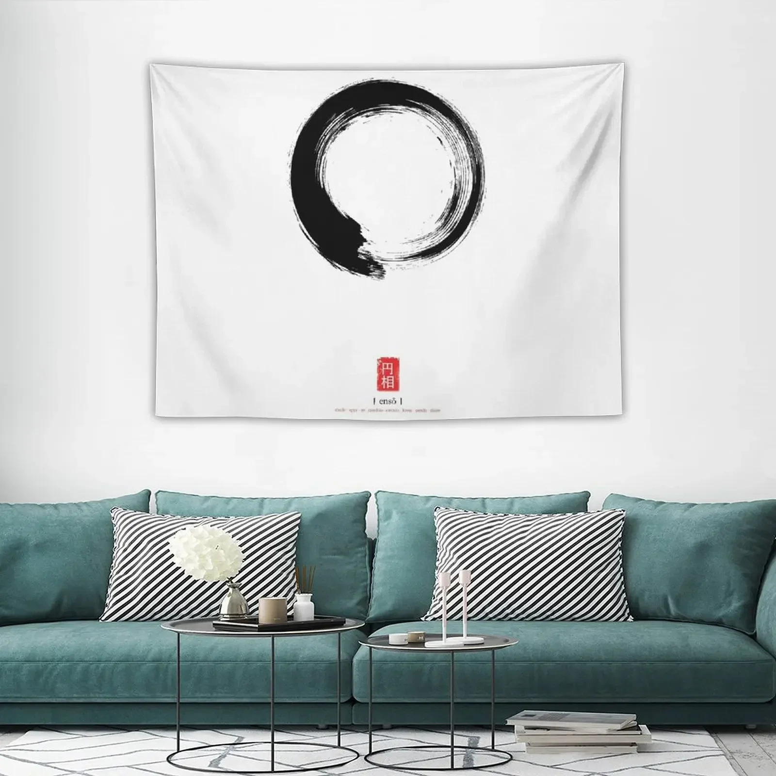 Enso/Japanese Zen Circle Плакат Гобелен Домашний Декор Эстетическое Украшение Эстетический