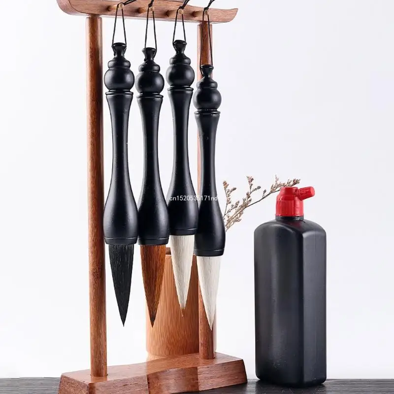 

Sumi Brushes Bamboo for Writing Painting Brush Regular Script Practice Couplets Dropship
