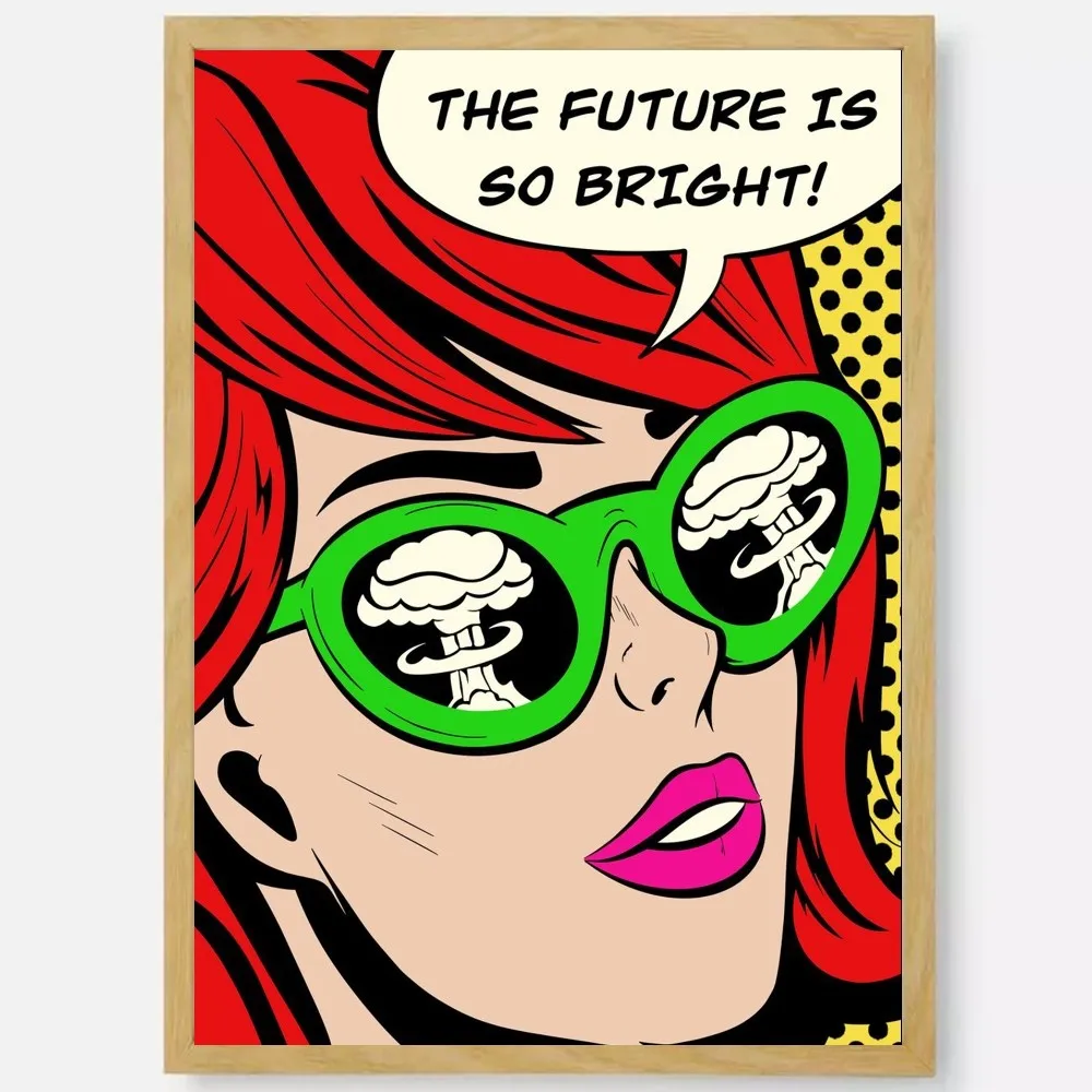 Abstract Pop Roy Lichtenstein постер HD арт липкая стена водонепроницаемый дом гостиная