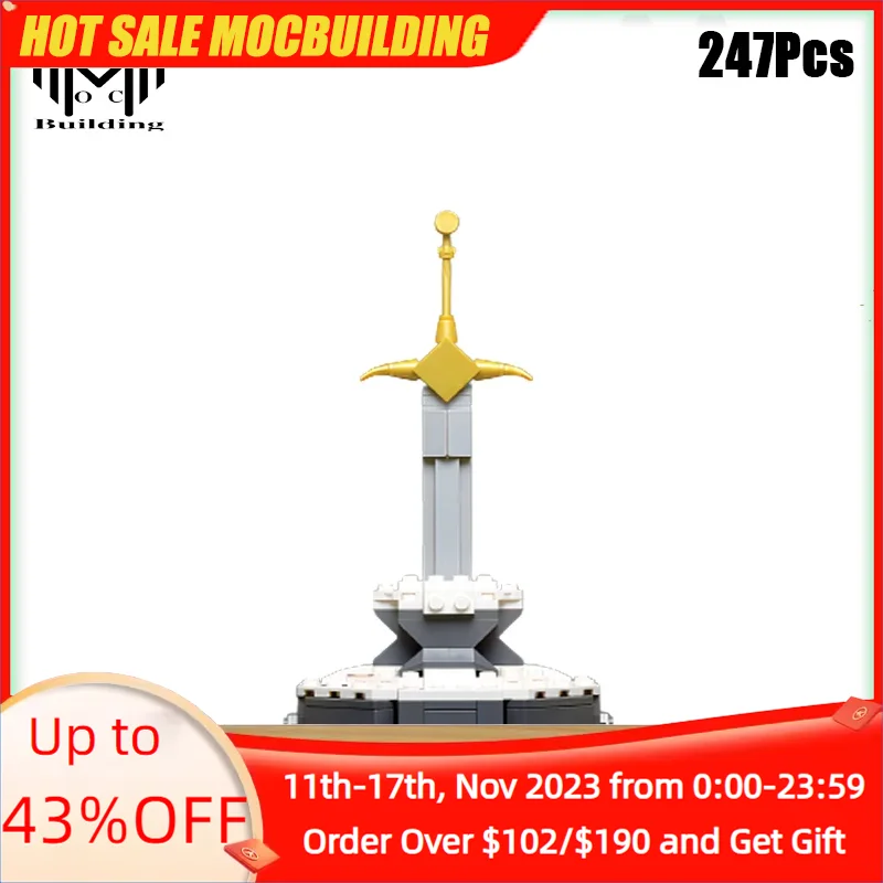 

MOCBIUILDING holy sword model toy series Demon Sword Shadow Sword Knight Sword Children's Building Block Toys Adult Collectibles