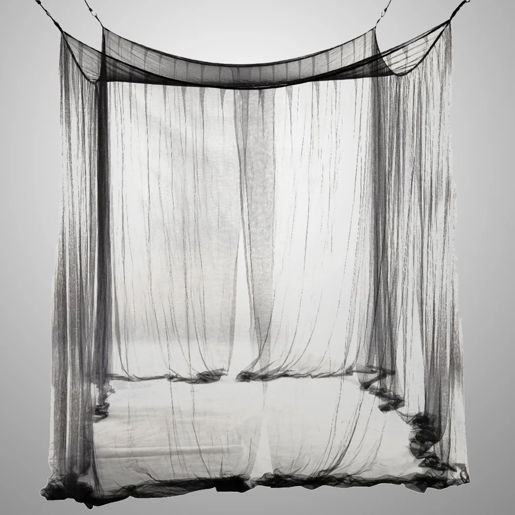 

Cutainsforbedroom 4 Corner Post Mosquito Net Open The Door Decor Bedromroom Decorations