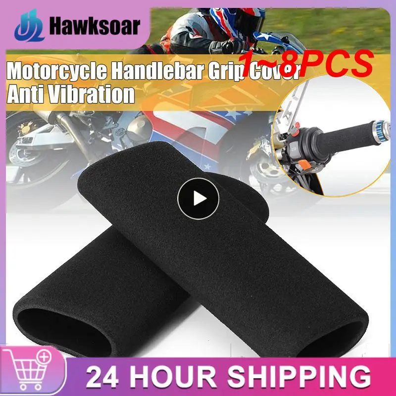 

1~8PCS Foam Motorcycle Handle Grip Cover For R1200GS R1250GS GS R 1200 1250 GS Adventure F650GS Slip on Anti-Slip Handlebar