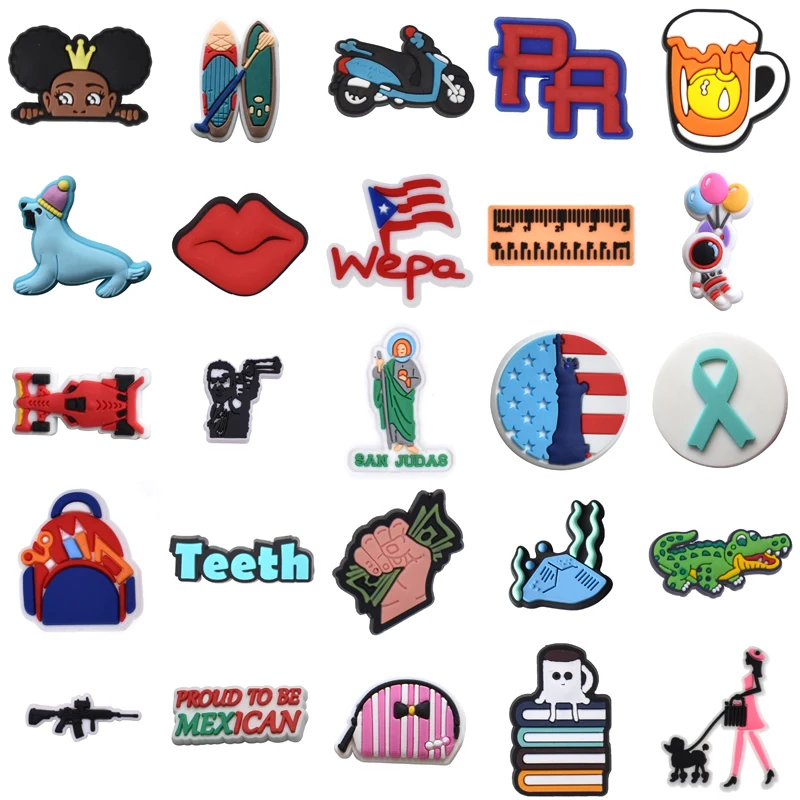 

Летние подвески для Crocs, подвески для Croc, аксессуары для обуви, украшения для джинсов, рождественские подарки, Новые Подвески для детской обу...