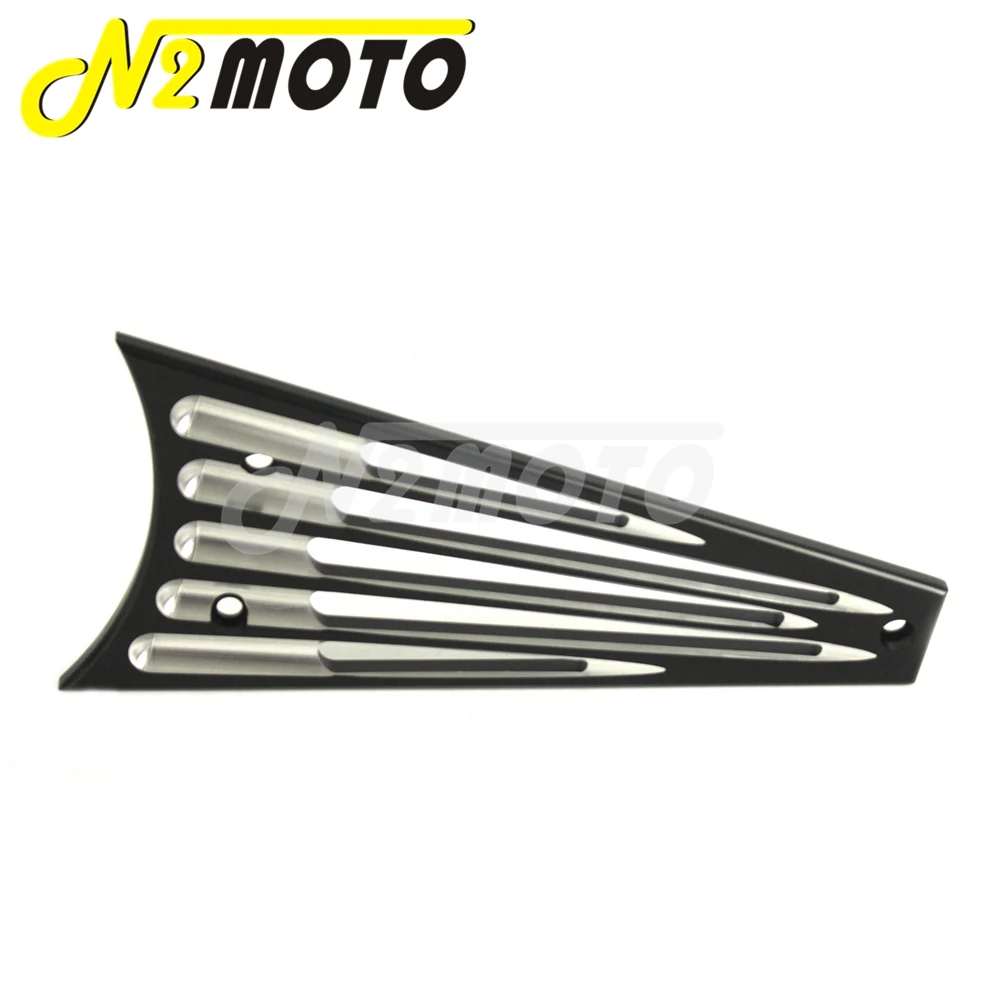 Черная защитная решетка радиатора для мотоцикла Harley Touring Road King Street Glide FLHT FLHX 2009-2013