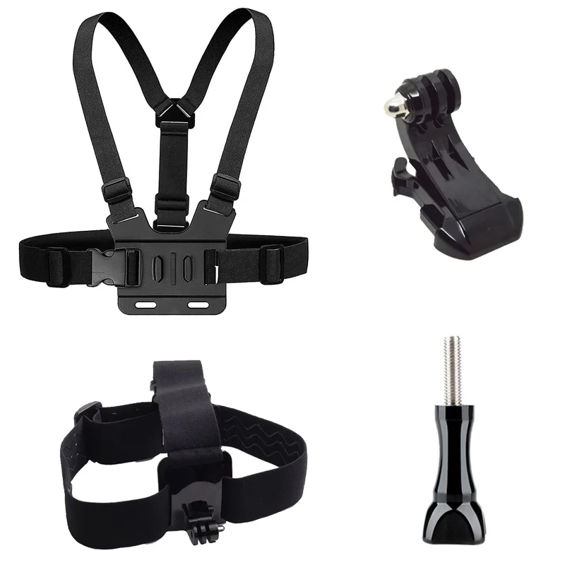 Head Strap Chest Harness Belt Mount For Gopro Hero 11 10 9 8 7 6 5 AKASO EK7000 EKEN SJCAM SJ4000 Action Camera Accessories