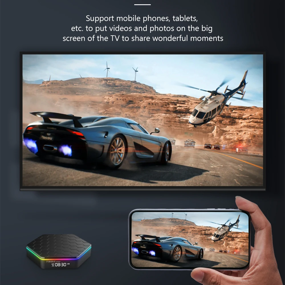 2022 Android 12 TV Box Wifi6 1080P H.265 4K 60fps 4G 32G Smart 6k Set Top Box IPTV 3D Media Player images - 6