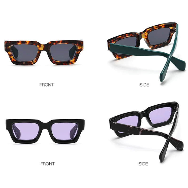 

Модные солнцезащитные очки в стиле ретро солнцезащитные очки для вождения Толстые мужские женские солнцезащитные очки Квадратные очки в стиле хип-хоп