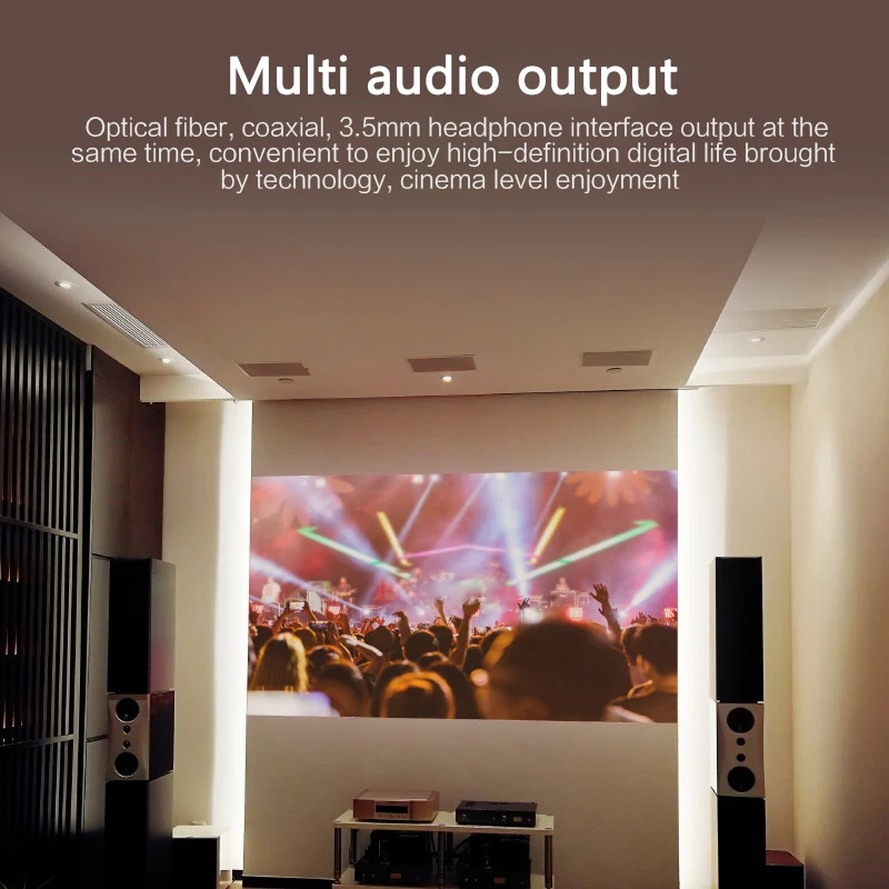 2022 популярный алюминиевый ARC HDMI-совместимый аудио экстрактор цифро-аналоговый