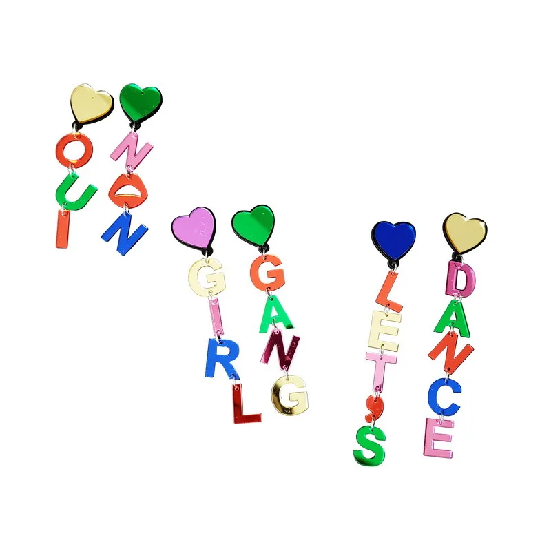 Необычные серьги для женщин, танцуют, девушки, серьги, акриловые очаровательные серьги, ювелирные изделия в подарок