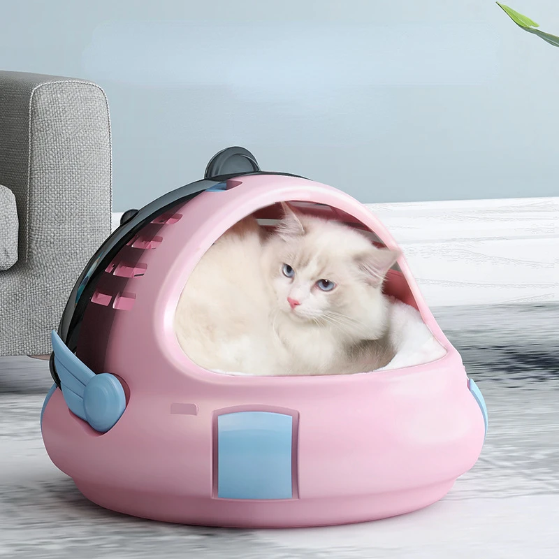 

Multifunctional Carrier For Ca T Easy To Go Out Cat Backpack Breathable Ventilation Cat Cage Space CapsuleTransport Box For Pet