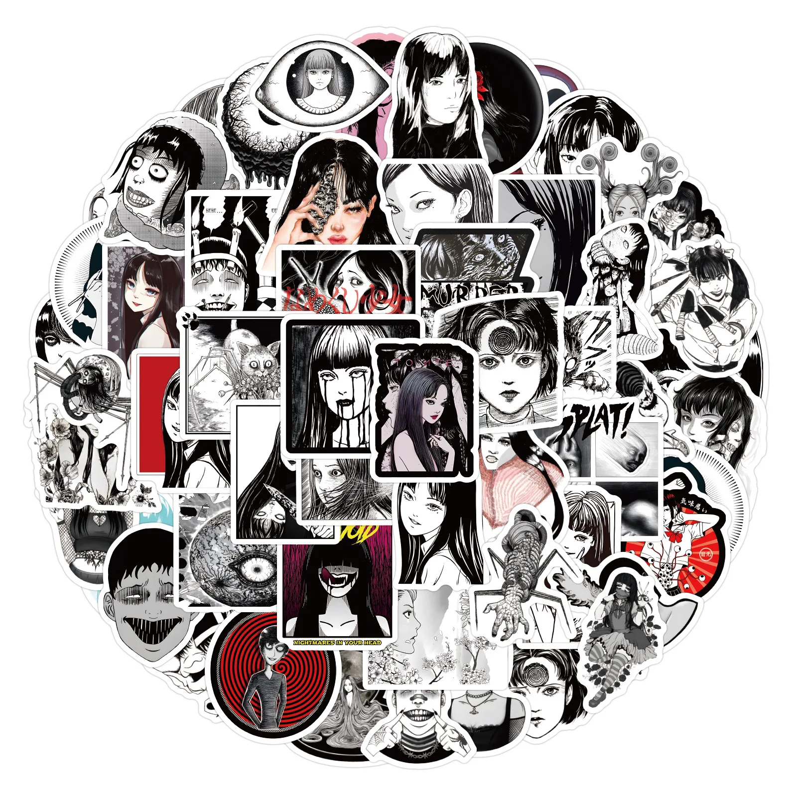 124 шт./набор водонепроницаемые наклейки на чемодан ноутбук скутер