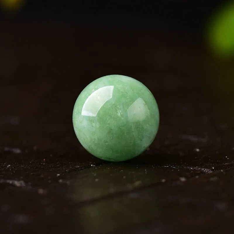 Натуральный оптимизированный нефрит халцедон масло голубой свободный бисер