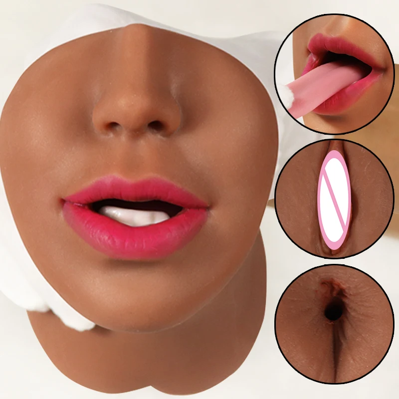 

Sex Toys For Men Realistic Oral Mouth Masturbators For Men Deep Throat With Tongue Vagina Real Pussy Male Masturbation Cup Store