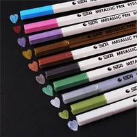 metal bead color soft tip 10 colors paint pen hand tent marker decorative graffiti album pens
