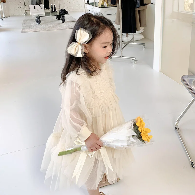 Летнее платье Мила Чоу для маленьких девочек 2022 милое шифоновое принцессы с