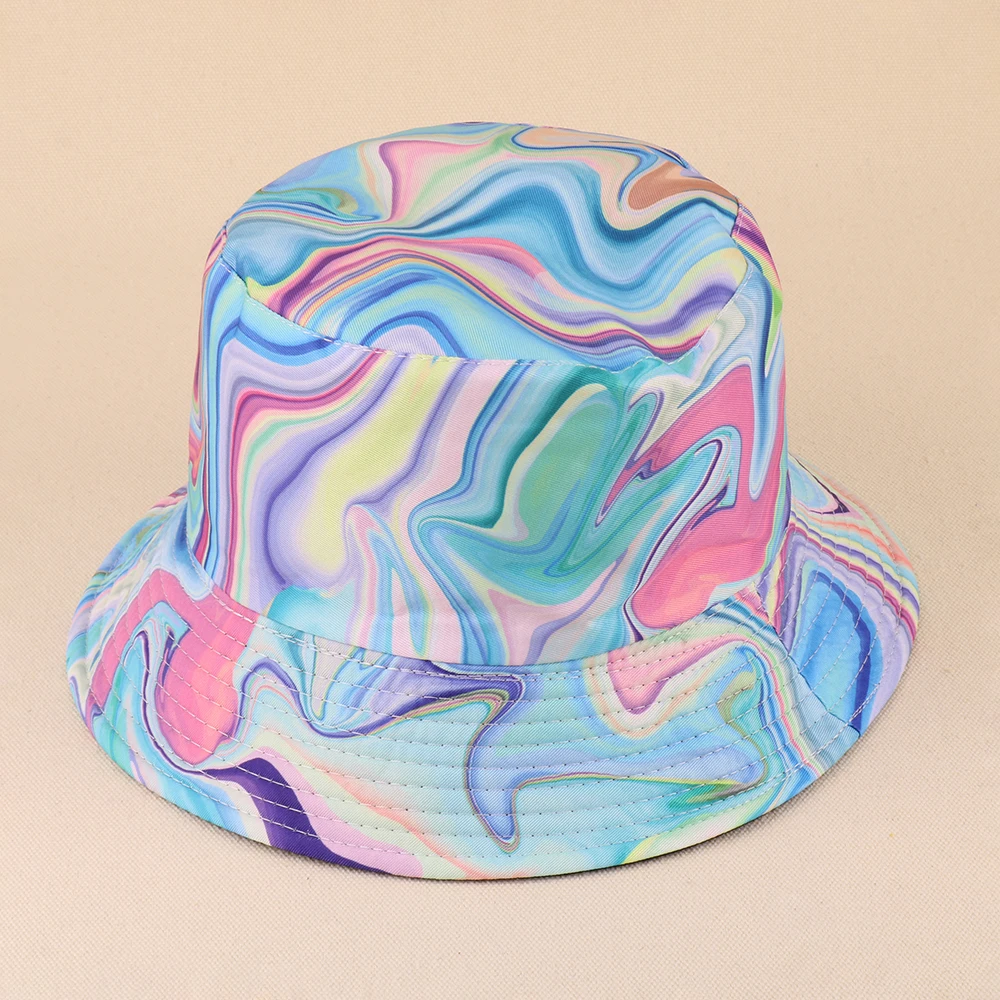 

Панама Гавайская с принтом, Повседневная Панама от солнца, двусторонняя мягкая складная, для путешествий, для мужчин и женщин, 2 шт.