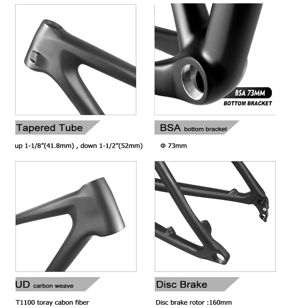 29er MTB карбоновая рама BSA 12x148 мм Boost XC Hardtail горный велосипед супер легкая T1000 29