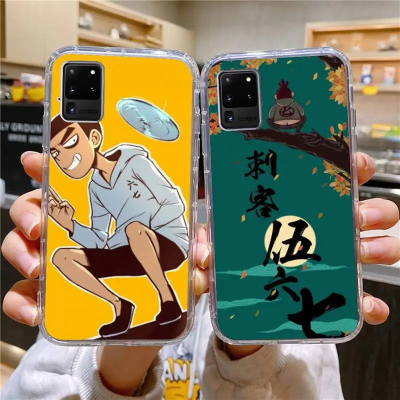 

Scissor Seven Anime Phone Case For Samsung Galaxy S10 S10e A70 Edge S22 S23 Plus Ultra Note10 Transparent Cove