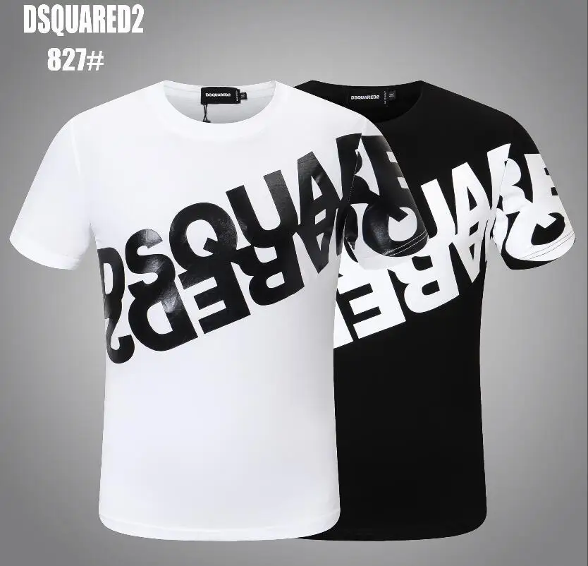 

Dsquared2 brand Mens T shirt Mens Summer Casual Print Short Sleeve Couple T-shirt High Quality Cotton Hip Hop Tees Streetwear