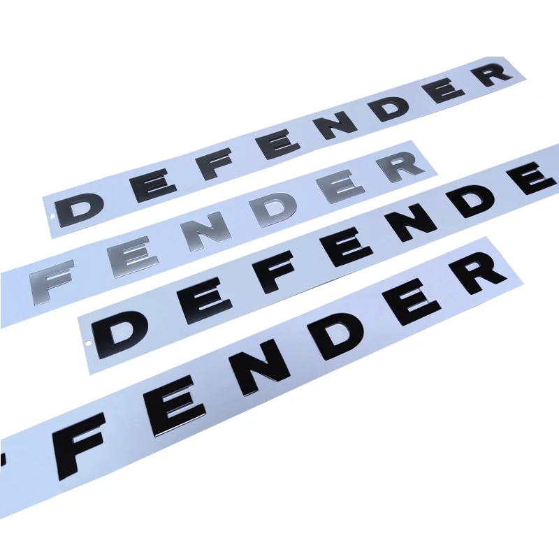 

For Defender Car Sticker Decoration Trunk Decal Abs Plastic Badge For Land Rover 110 90 Td5 Emblem Auto Accessories