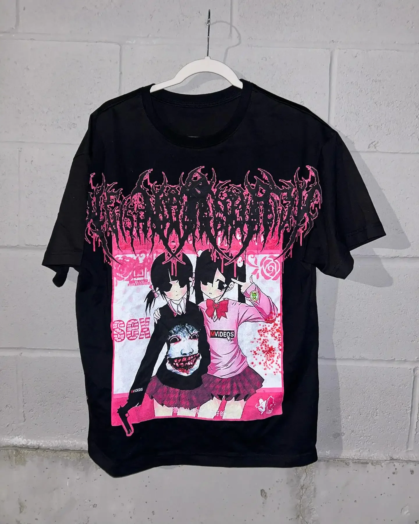 Топы Y2k новые футболки в стиле Харадзюку ретро Drolandmiller с графическим принтом