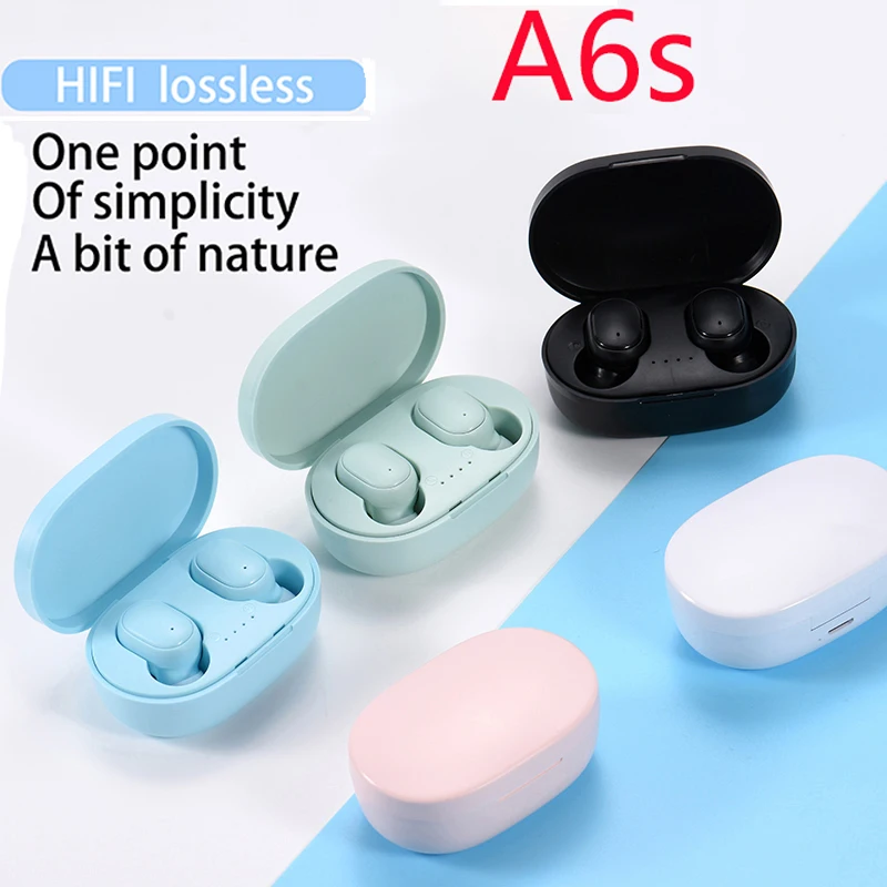 

2023 New Fone A6S Wireless Bluetooth Earphones TWS Music Stereo headsets Sport Noise cancelling earbuds For Xiaomi IOS PK E6S V9