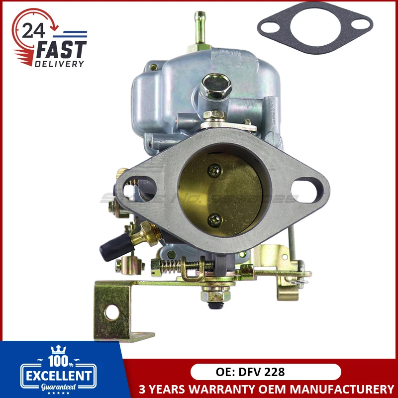 

Carburetor Weber DFV228 For Rochester B/BC Jeep Willys Ford Dodge Truck GM Gasolina Opala 6 Cylinders Manual Choke Carburador