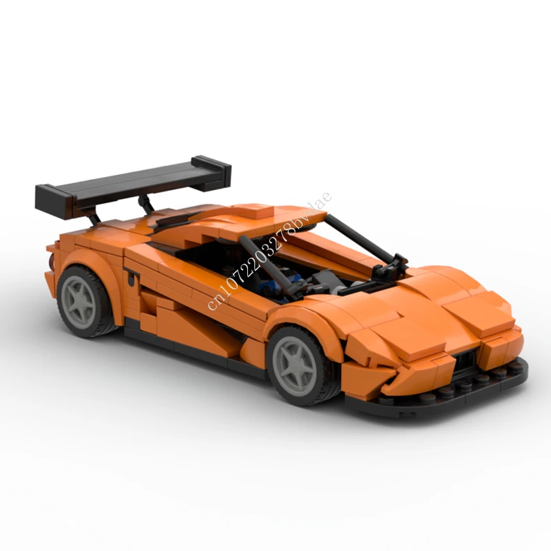 

302PCS MOC Speed Champions McLarens F1 LM SportsCar Model Building Blocks Technology Bricks Creative Assembly Kids Toys Gifts