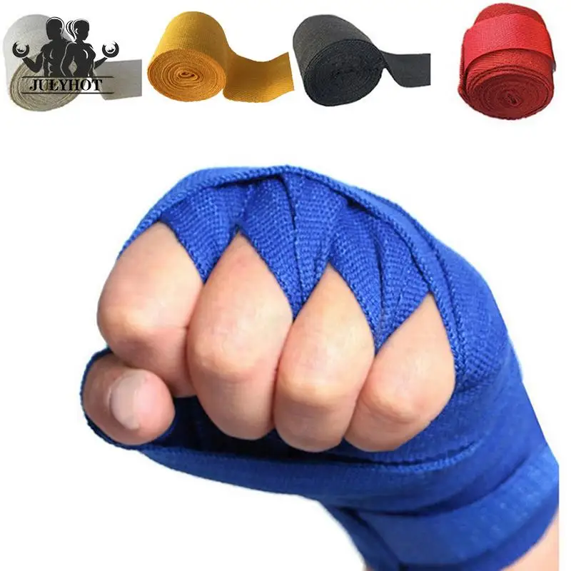 

Boxing Gloves Bandage Comfortable Sweatproof Wear-resistant Boxing Wrist Bandage Hand Wrap Combat Protect Training Gloves