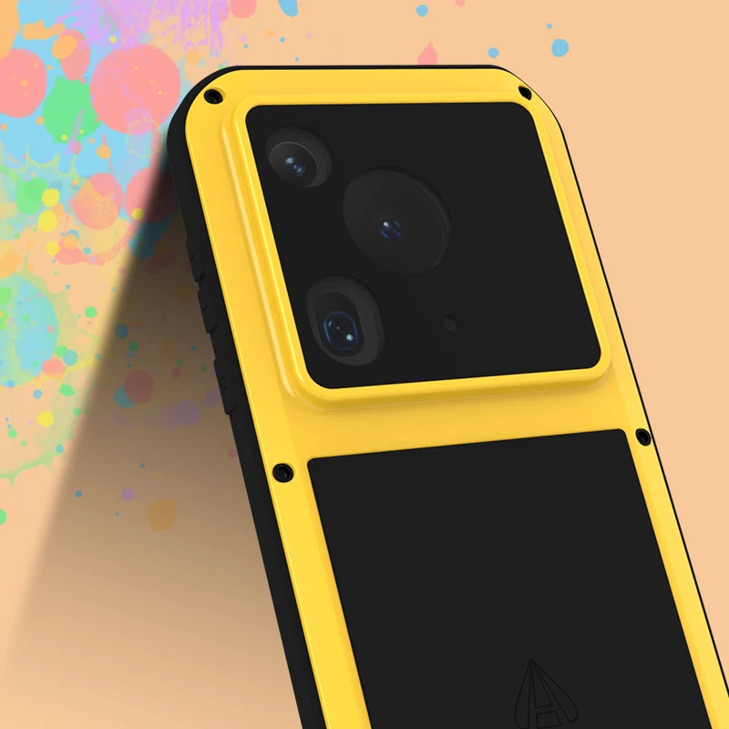 Love Mei Сверхмощный металлический силиконовый чехол для телефона Huawei Pura70 Pura 70 Pro Plus