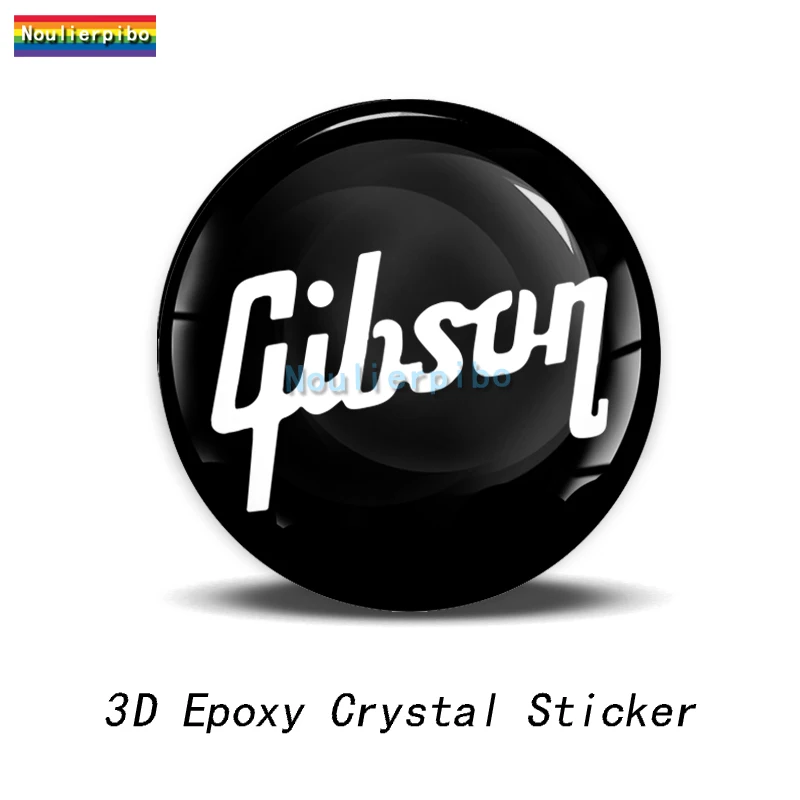 

3D наклейка стерео эпоксидная смола Gibson наклейка на купол автомобиля ПВХ автомобильный бампер окно зеркало заднего вида крышка багажника виниловая наклейка