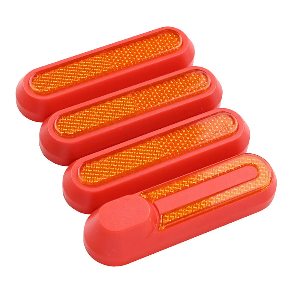 

4pcs Electric Scooter Reflector Night Warning Prismatic For-XIA0MI M365 Pro Pro2 1S Cycling Warning Light Scooter Accessories