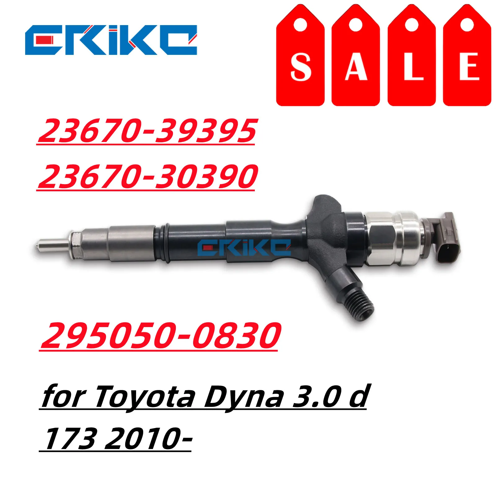 Форсунка для дизельного топлива 295050-0830 23670-39395 DENSO Toyota Dyna 1KD-FTV 23670-30390 впрыска с