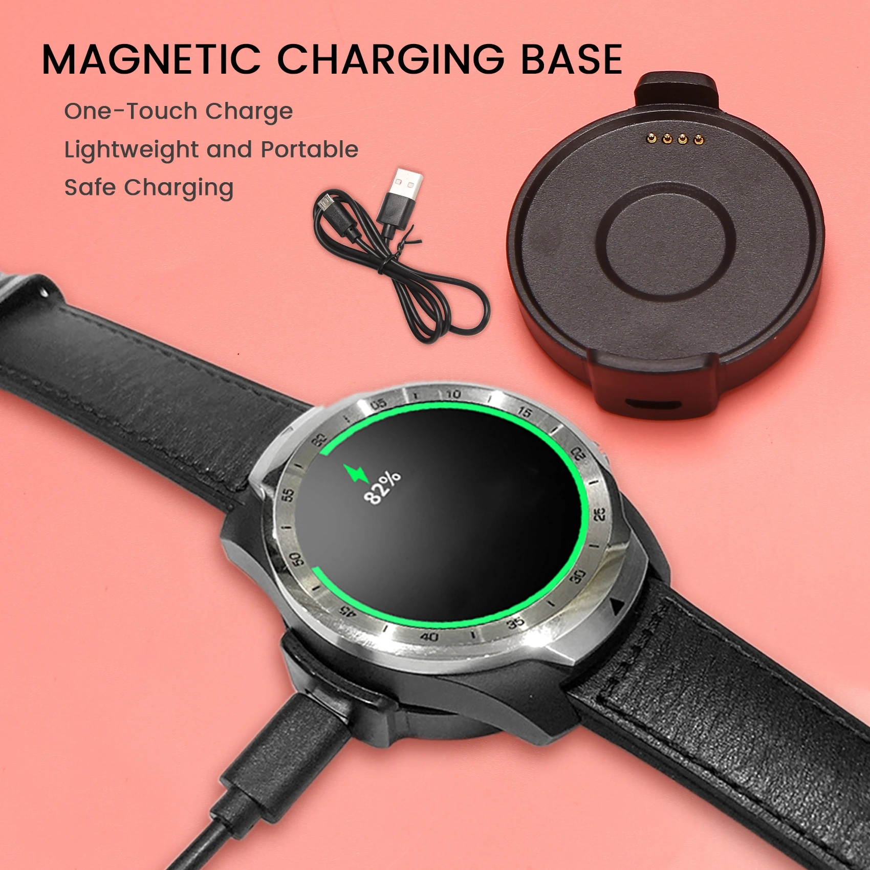 Зарядное устройство для умных часов Ticwatch Pro USB-кабель передачи данных и