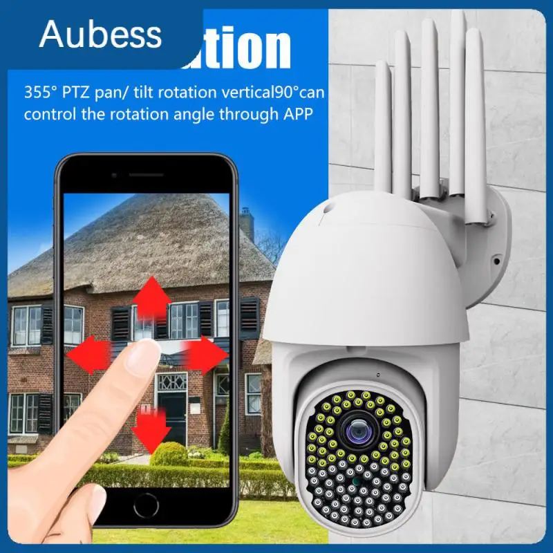 

1080p Wireless Outdoor Camera 82 Led Cctv Wifi Ip Camera Motion Detection Smart Home Security Surveillance Camera Ir Cam