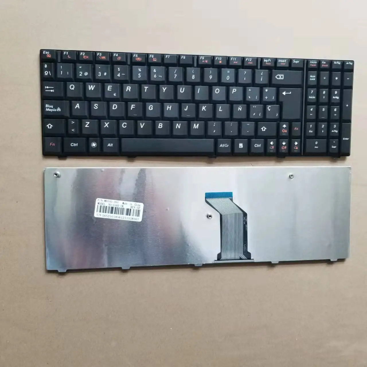 

New For Lenovo IdeaPad G560 G565 Series SP Spanish Laptop Keyboard