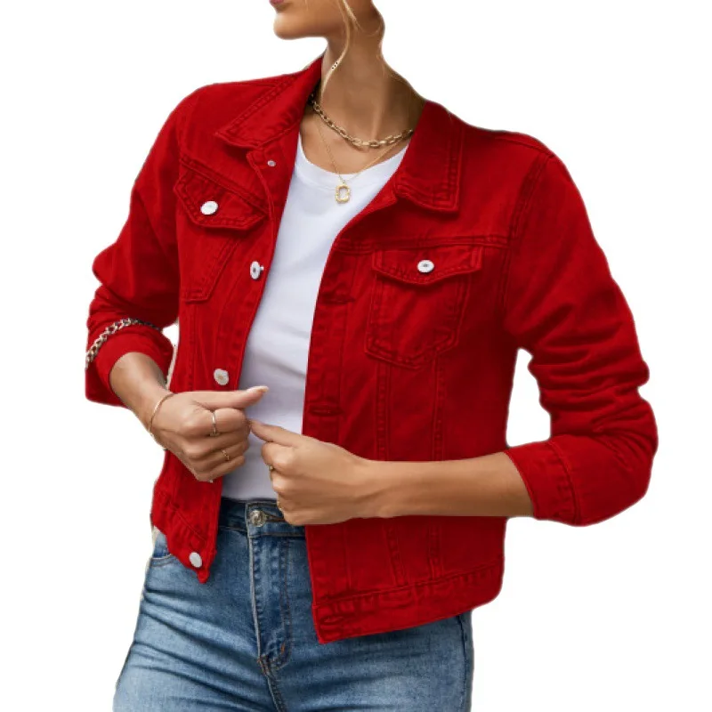 Рисунок 5 - Женская джинсовая куртка с длинным рукавом