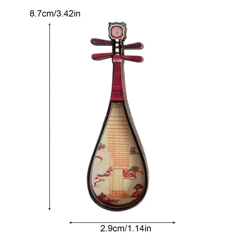 Кукольный домик Guzheng миниатюрный инструмент китайские антикварные инструменты