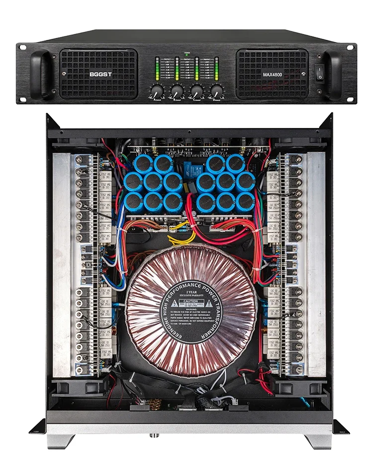 Лучшая цена 4x1000 Вт Dj 4-канальный Класс H 2X1000w 8 Ом профессиональные усилители