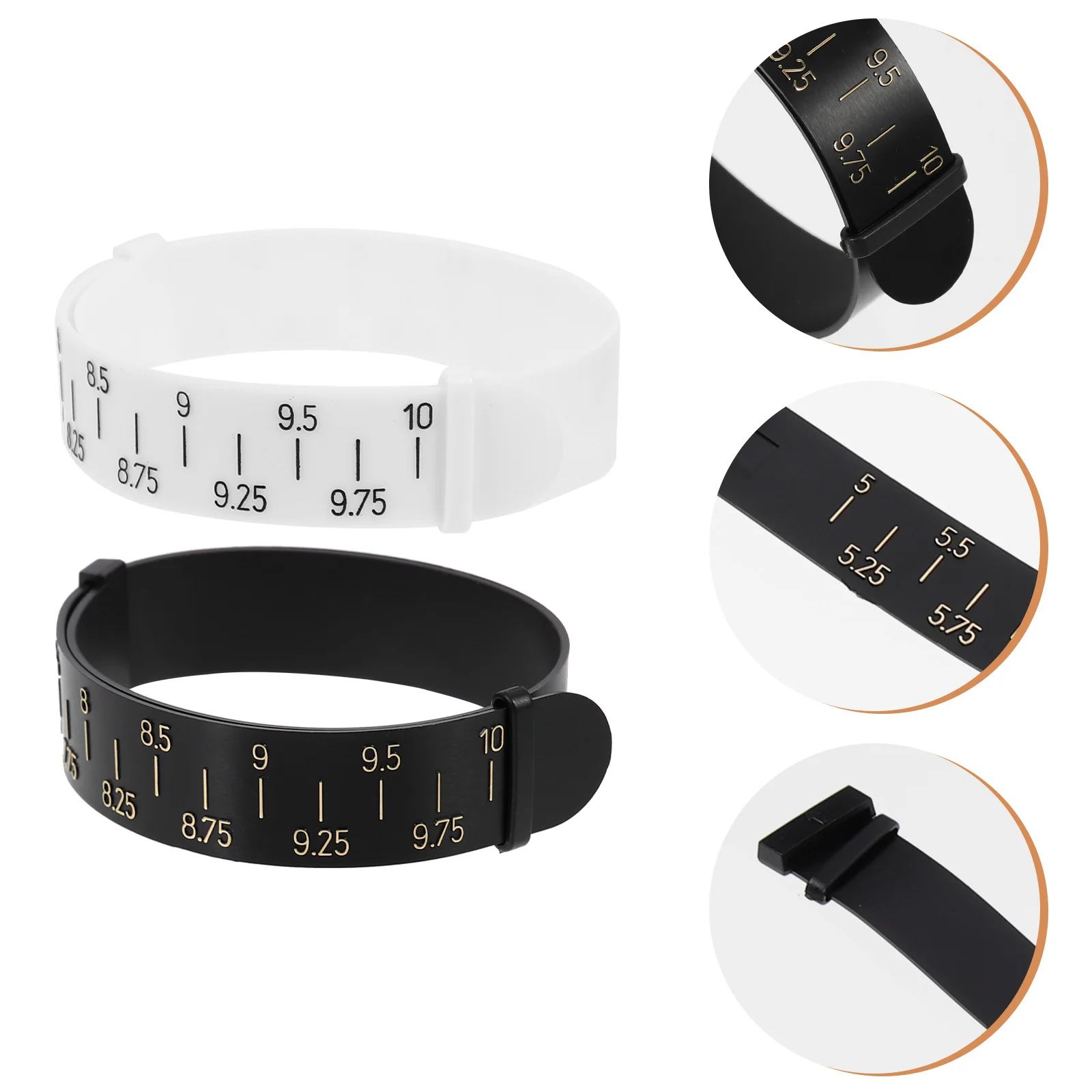 

2Pcs Bracelet Size Measure Gauge Jewelry Measure Tool Wrist Measure Supplies
