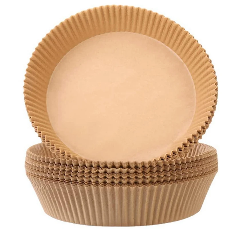 

160 Pcs Air Fryer Disposable Paper Liner, 6.3-Inch Air Fryer Liners, Non-Stick Parchment Paper For Baking, Cooking